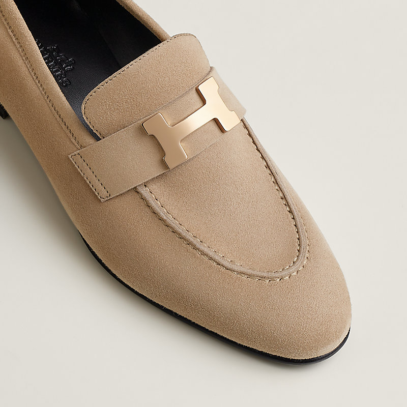 モカシン《パリ》 - ベージュ | Hermès - エルメス-公式サイト